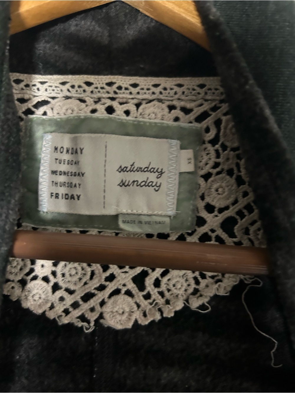 Anthropologie Saturday Sunday Elise Blanket Cardigan Size XS (NO BELT) - Picture 6 of 7